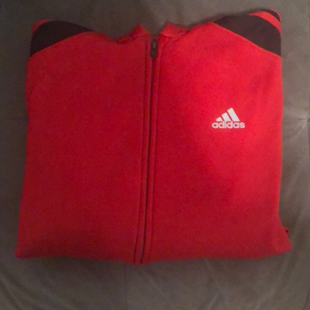Adidas zip up hoodie used once